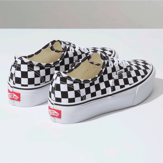 Vans checkerboard authentic platform on sale 2.